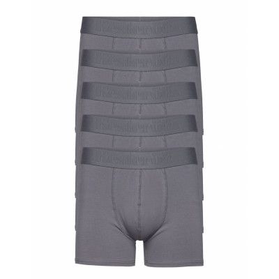 Gunnar Cotton 5-Pack *Villkorat Erbjudande Boxerkalsonger Grå Resteröds