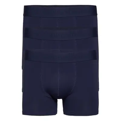 Boxer Organic Cotton 3-Pack Boxerkalsonger Blå Resteröds