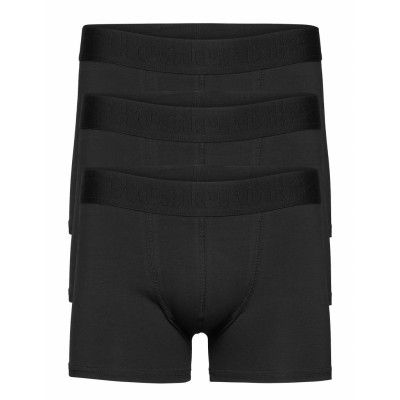 Gunnar Cotton 3-Pack Boxerkalsonger Black Resteröds