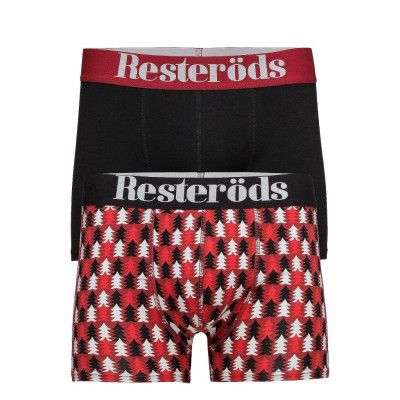 Resteröds 2 Pack Gunnar Boxer Boxerkalsonger Röd Resteröds
