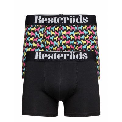 Resteröds 2 Pack Gunnar Boxer Boxerkalsonger Svart Resteröds