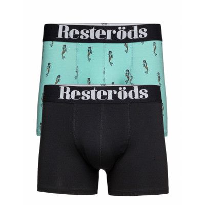 Resteröds 2 Pack Gunnar Boxer Boxerkalsonger Svart Resteröds