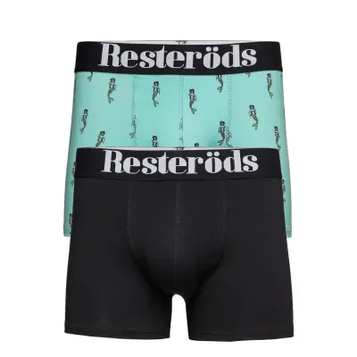 Resteröds 2 Pack Gunnar Boxer Boxerkalsonger Svart Resteröds