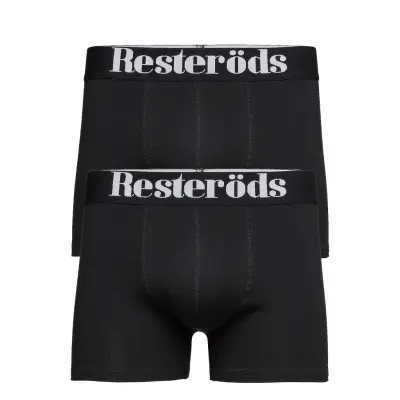Resteröds 2 Pack Gunnar Boxer Boxerkalsonger Svart Resteröds
