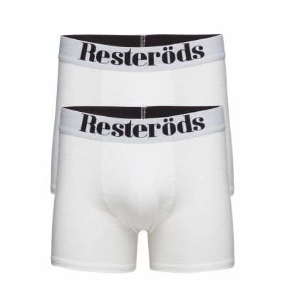 Resteröds 2 Pack Gunnar Boxer Boxerkalsonger Vit Resteröds