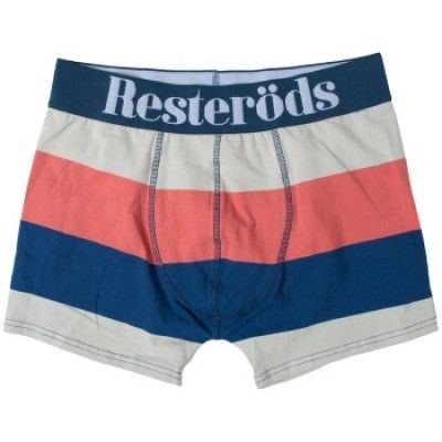 Resteröds Gunnar 13 Big Stripe Boxer Blue * Fri Frakt * * Kampanj *