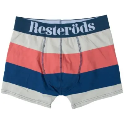 Resteröds Gunnar 13 Big Stripe Boxer Blue * Fri Frakt * * Kampanj *