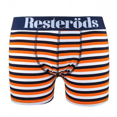 Resteröds - Gunnar 3 clr stripe -Navy/White/Orange