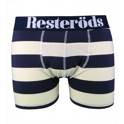Resteröds - Gunnar - Beach stripe - Purple/White