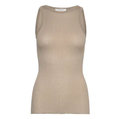 Rosemunde Rwbelize Silk Sl Boxer Top Khaki Green