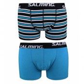 Salming - 2-pack boxer - Foley - Black/Turquoise