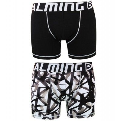 Salming - Wiegand long boxer - Black/White