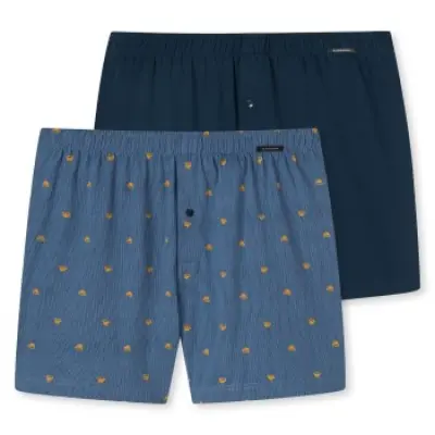 Schiesser 2-pack Fun Prints Boxer Shorts