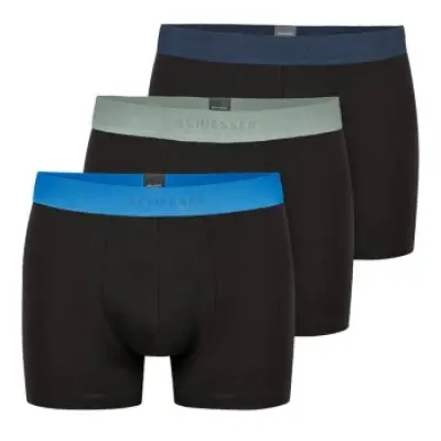 Schiesser 3-pack 95-5 Organic Cotton Woven Shorts