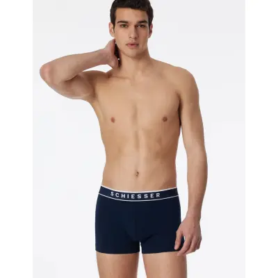 Schiesser Shorts - Blue - M
