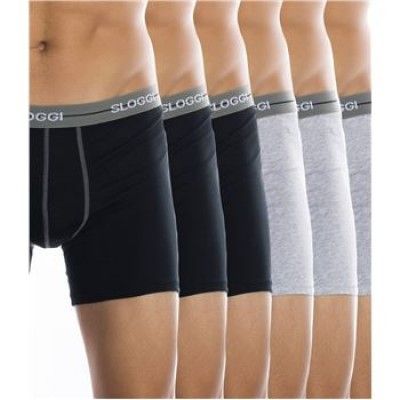 Sloggi Start Boxer Black Grey 6-pack * Fri Frakt *