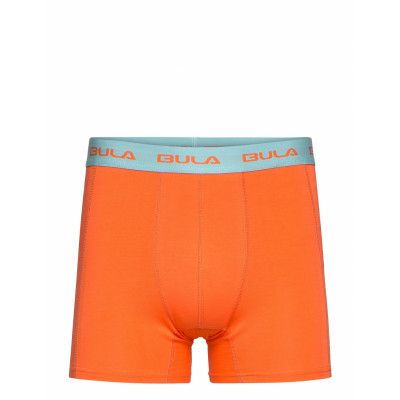 Solid Boxer Boxerkalsonger Orange Bula