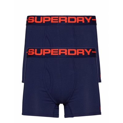 Sport Boxer Double Pack Boxerkalsonger Blå Superdry