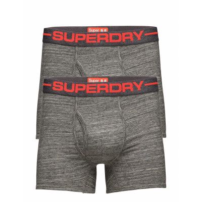 Sport Boxer Double Pack Boxerkalsonger Grå Superdry