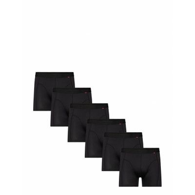 Men's Sports Trunks 6-Pack Sport Boxers Svart Danish Endurance