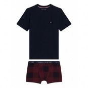 Tommy Hilfiger Ss Tee/Trunk Gift Set Boxed Marinblå