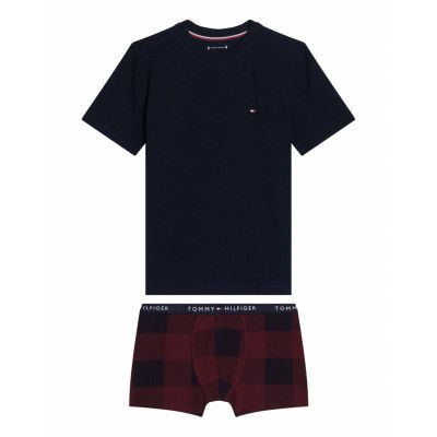 Tommy Hilfiger Ss Tee/Trunk Gift Set Boxed Marinblå
