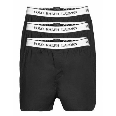 Polo Ralph Lauren Stretch Cotton Boxer 3-Pack Svart