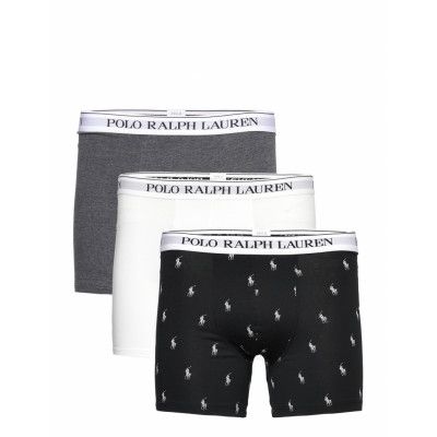 Polo Ralph Lauren Stretch Cotton Boxer Brief 3-Pack Svart