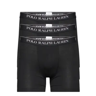 Polo Ralph Lauren Stretch-Cotton Boxer Brief 3-Pack Svart
