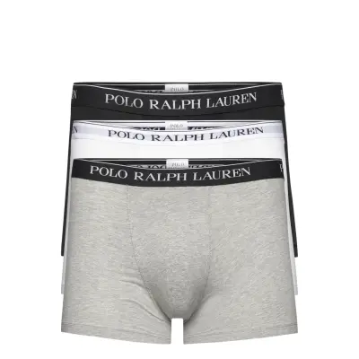 Polo Ralph Lauren Stretch-Cotton Boxer Brief 3-Pack Grå