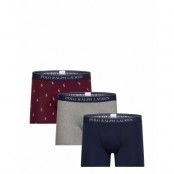 Polo Ralph Lauren Underwear Stretch Cotton Boxer Brief 3-Pack Marinblå