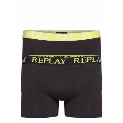 Style 01/C Basic Cuff Logo 2Pcs Box Boxerkalsonger Multi/mönstrad Replay Underwear