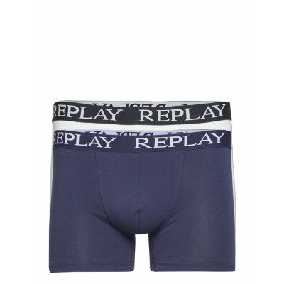 Style 01/C Basic Cuff Logo 2Pcs Box Boxerkalsonger Multi/mönstrad Replay Underwear