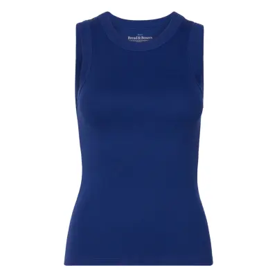 Tank Crew-Neck *Villkorat Erbjudande T-shirts & Tops Sleeveless Blå Bread & Boxers