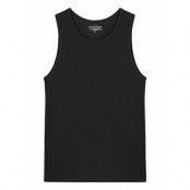 Tank Relaxed T-shirts Sleeveless Svart Bread & Boxers