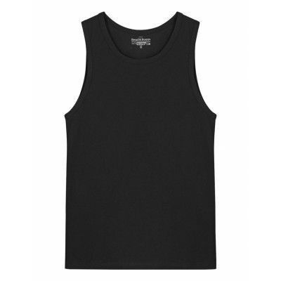 Tank Relaxed T-shirts Sleeveless Svart Bread & Boxers