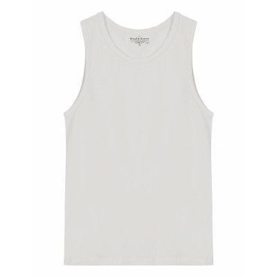 Tank Relaxed Tops T-shirts Sleeveless White Bread & Boxers