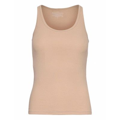 Bread & Boxers Tank Ribbed Beige