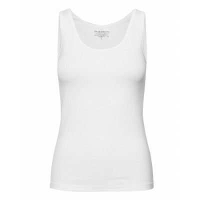 Tank Cotton Stretch T-shirts & Tops Sleeveless Vit Bread & Boxers