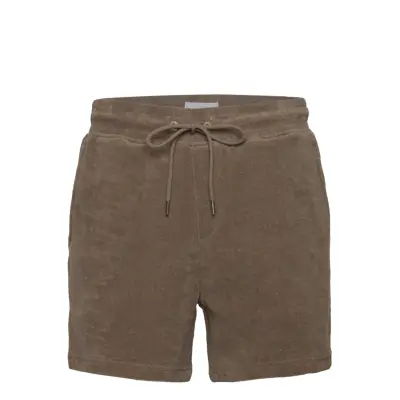 Terry Shorts *Villkorat Erbjudande Shorts Casual Khakigrön Bread & Boxers