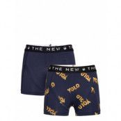 The New Boxers 2-Pack Night & Underwear Underwear Underpants Marinblå The New