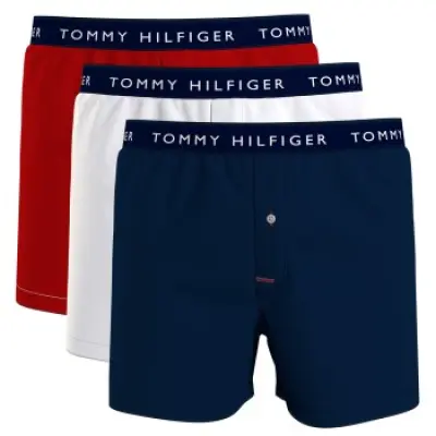Tommy Hilfiger 3-pack Recycled Cotton Woven Boxer Shorts