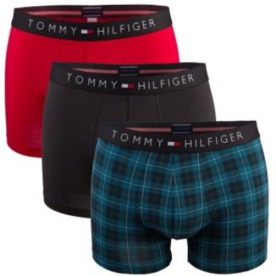 Tommy Hilfiger Flag Trunk Check Tango 3-pack * Fri Frakt *