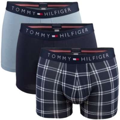 Tommy Hilfiger Icon Trunk Check 3-pack * Fri Frakt *
