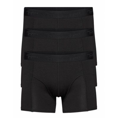 Men's Bamboo Boxer 3-P Boxerkalsonger Svart TOPECO