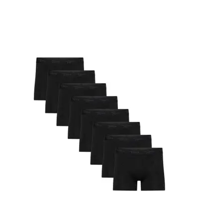 TOPECO Men's Regular Boxer 8-P, Mixed Svart