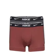 Trunk 2Pk Boxerkalsonger Brun NIKE Underwear