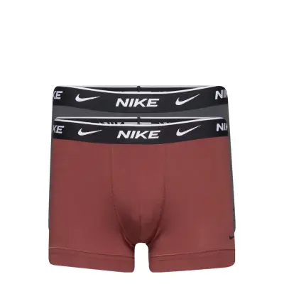 Trunk 2Pk Boxerkalsonger Brun NIKE Underwear