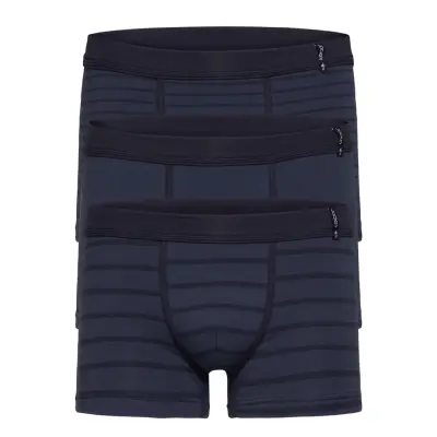 Trunk 3-P Boxerkalsonger Blå Jockey