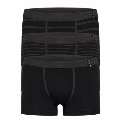 Trunk 3-P Boxerkalsonger Svart Jockey